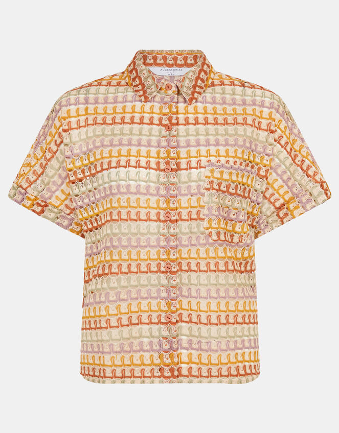 Crochet Shirt, Multi (MULTI), large