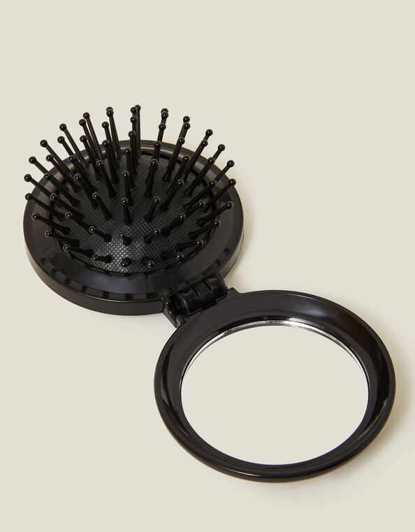 Compact Mirror and Hairbrush, , large