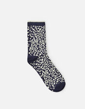 All-Over Abstract Print Socks, , large