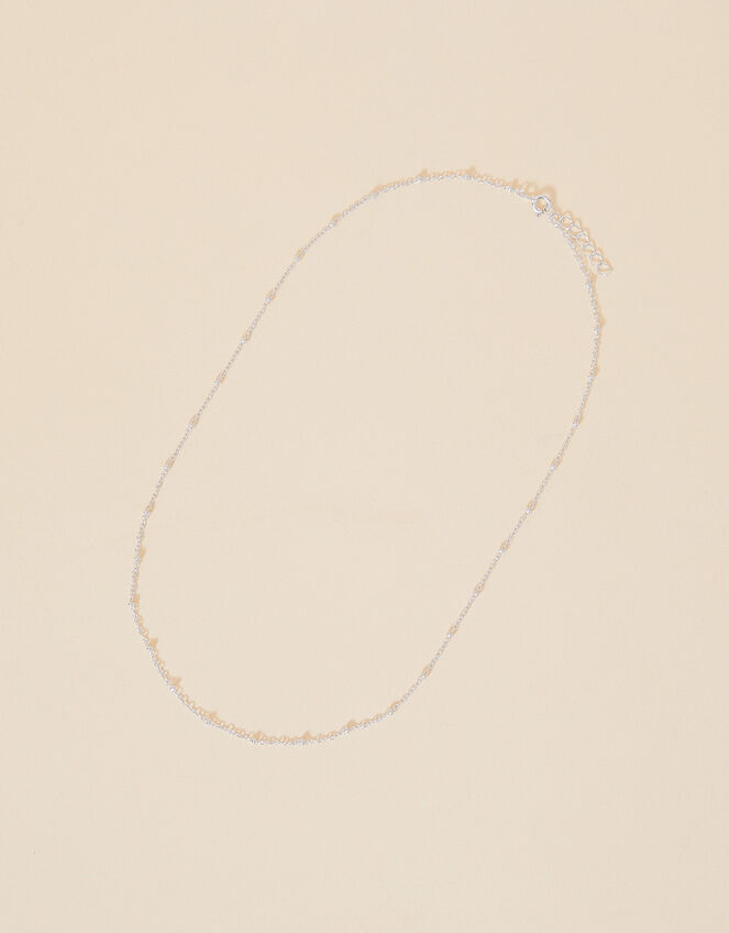 Sterling silver bobble necklace clearance