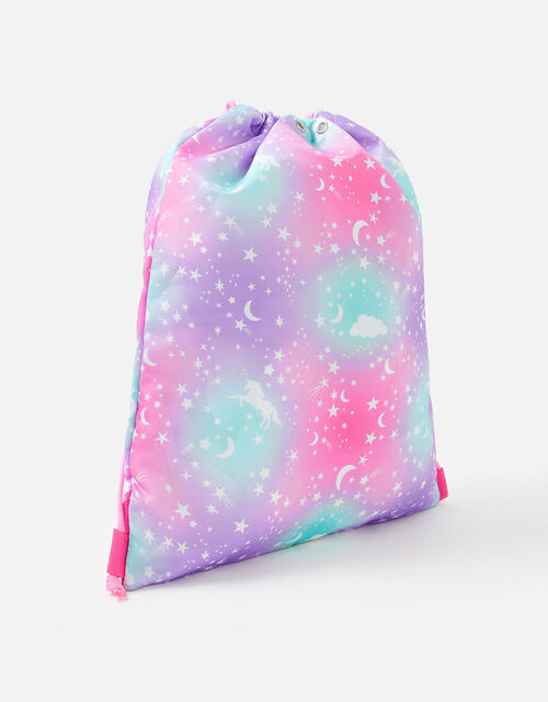 Cosmic Magic Print Drawstring Bag, , large