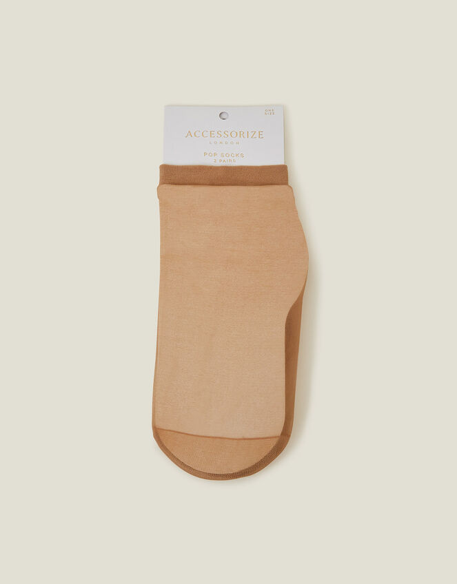 2-Pack Pop Socks, Nude (NUDE), large