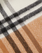 Check Blanket Scarf, , large