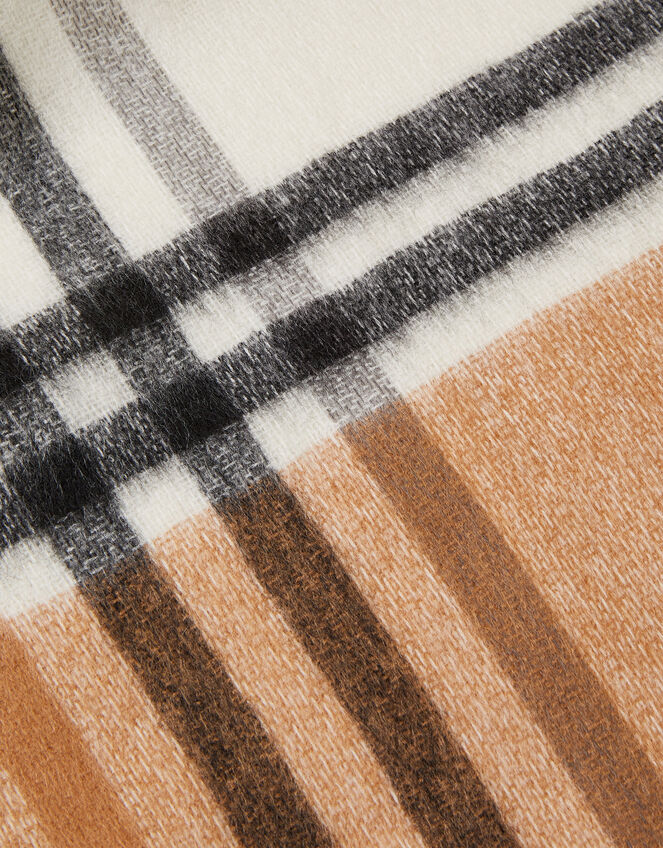Check Blanket Scarf, , large