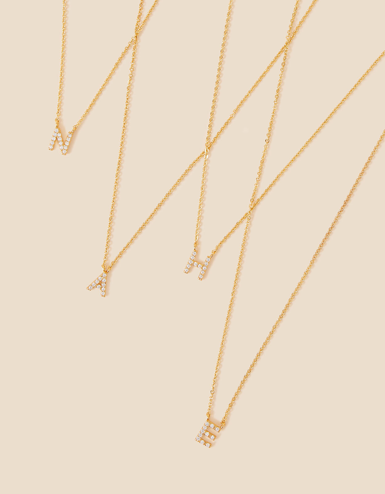Accessorize clearance initial necklace