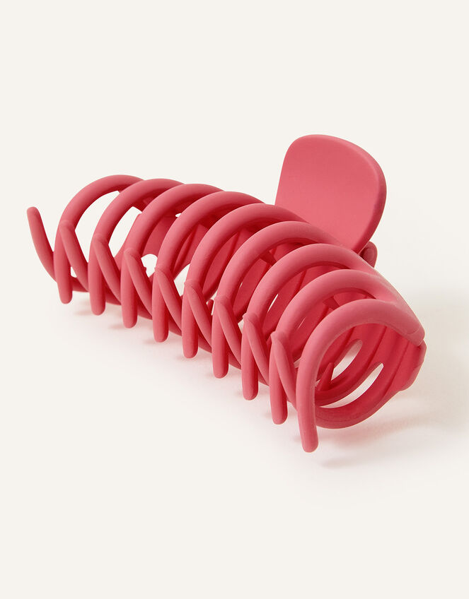 Extra Large Matte Claw Clip, Pink (FUCHSIA), large