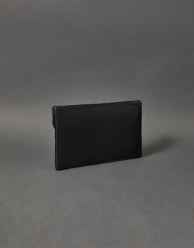 Beaded Scallop Clutch Bag, , large