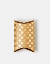 Foil Polka Dot Pillow Gift Box, , large