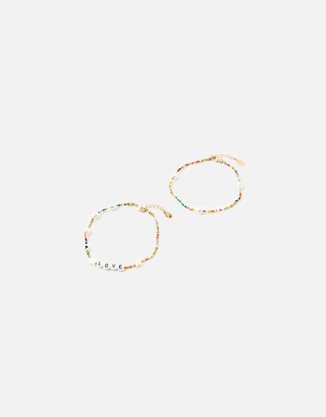 Rainbow Love Charmy Anklets, , large