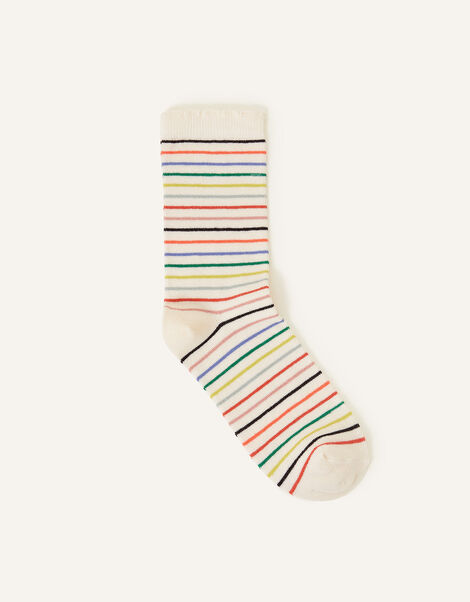 Rainbow Stripe Socks, , large