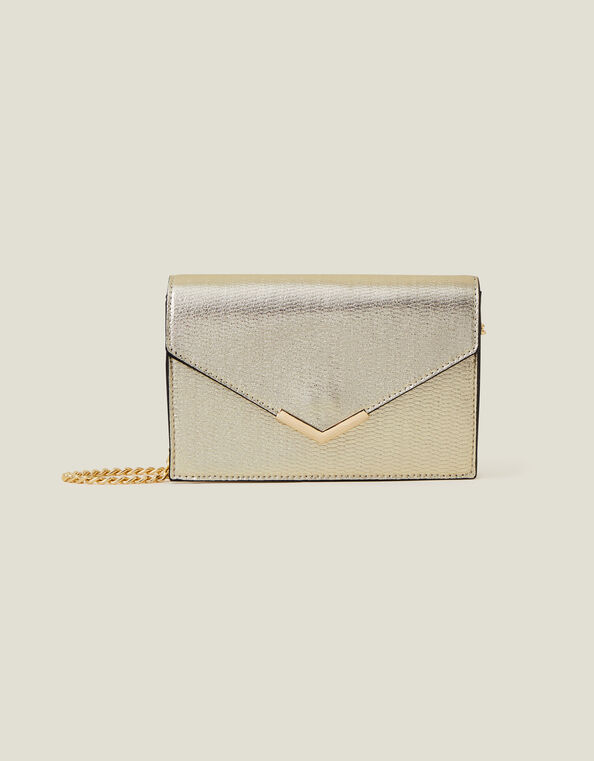 Envelope Cross-Body Bag, Gold (GOLD), large