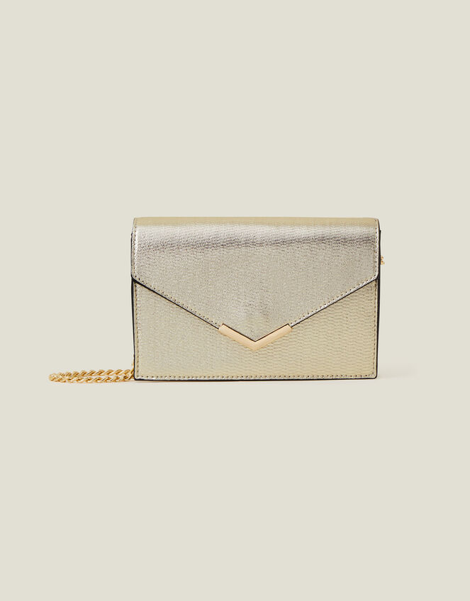 Envelope Cross-Body Bag, Gold (GOLD), large