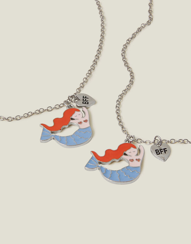 2-Pack Girls Mermaid BFF Necklaces, , large
