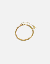 14ct Gold-Plated Omega and Rope Chain Bracelet, , large