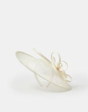 Loop Disc Fascinator, Ivory (IVORY), large