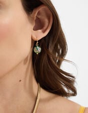 Glass Bead Drop Earring, , large