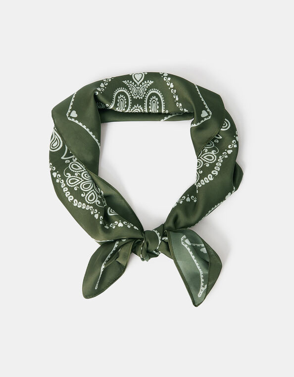 Square Satin Bandana Scarf, , large