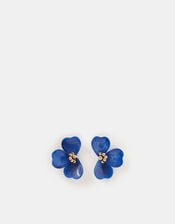 Resin Flower Stud Earrings, , large