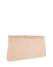 Evie Oversized Beaded Clutch Bag, , large