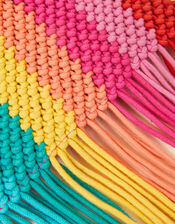 Kids Rainbow Macrame Bag, , large
