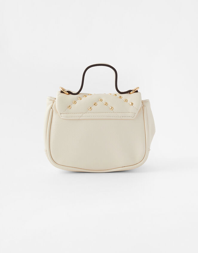 Studded Cross-Body Bag, Cream (CREAM), large