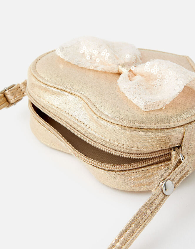 Sequin Bow Glitter CrossBody Bag Girls crossbody Accessorize Global