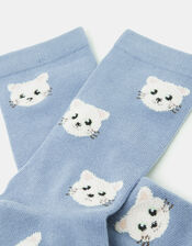 Cat Print Socks, , large