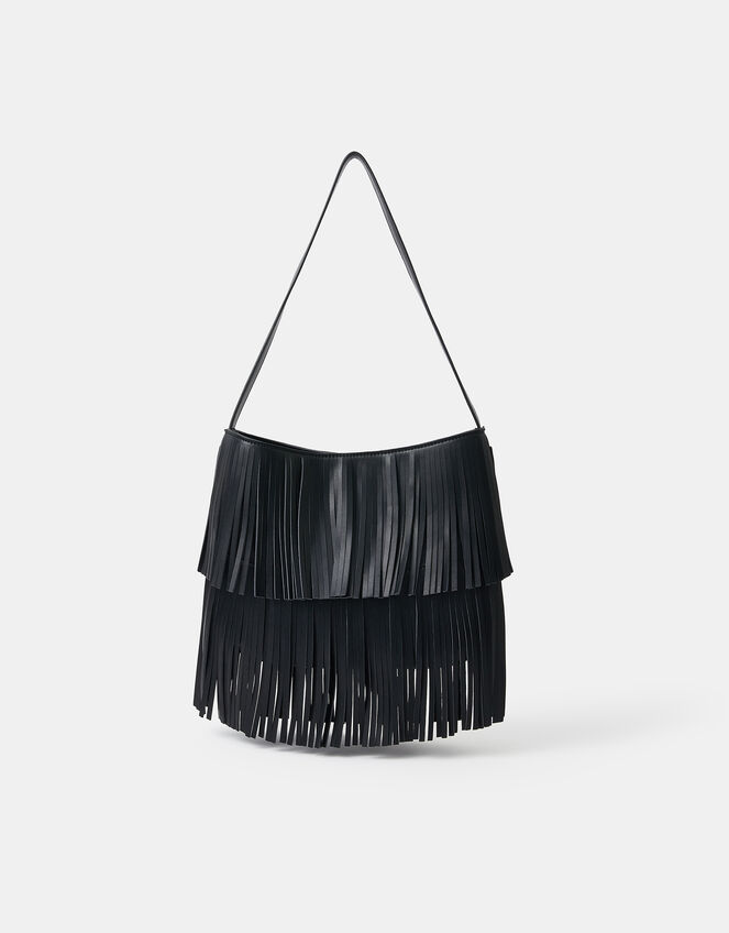 Fringe Shoulder Bag, , large
