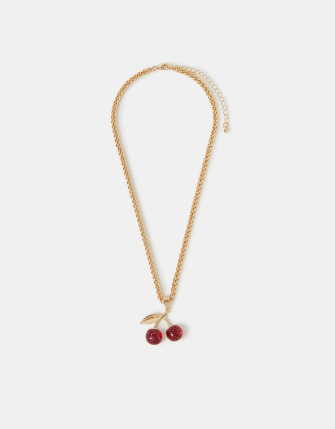 Cherry Pendant Necklace, , large