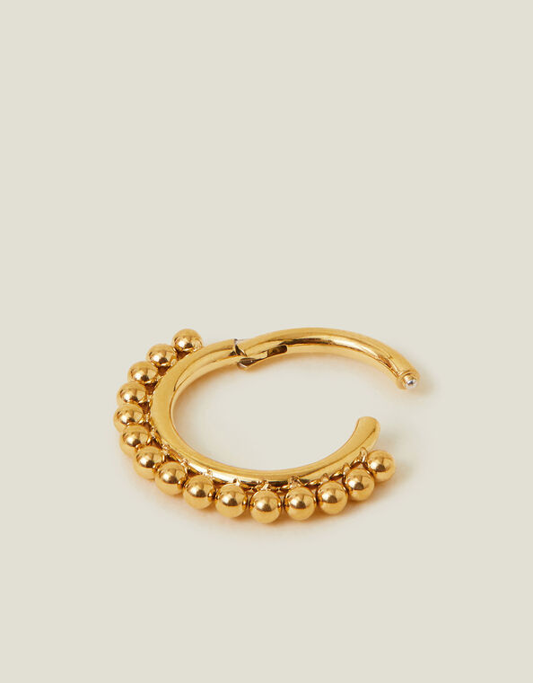 14ct Gold-Plated Surgical Steel Septum Hoop, , large