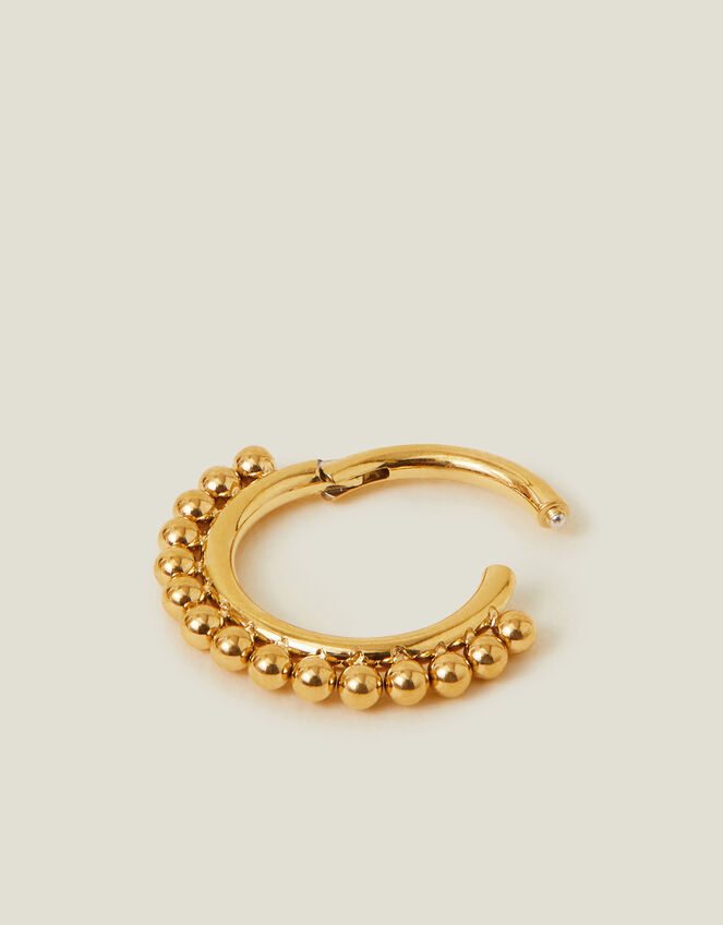 14ct Gold-Plated Surgical Steel Septum Hoop, , large