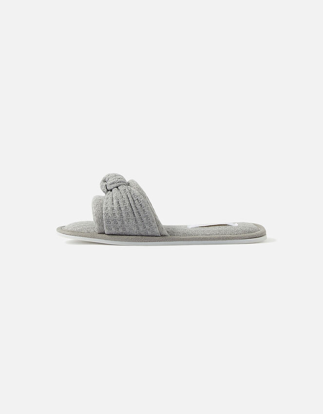 Waffle Twist Mules, Grey (GREY), large