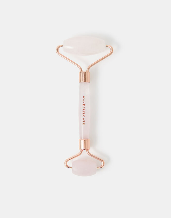 Wanderflower Rose Quartz Facial Roller, , large