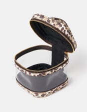 Mini Cheetah Print Make Up Bag, , large