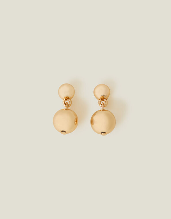 Ball Stud Drop Earrings, , large