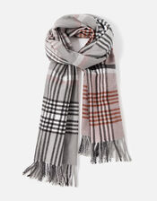 London Check Blanket Scarf, , large