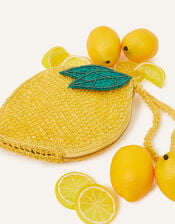 Lemon Fruit Pouch Clutch Bag, , large