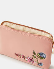 Floral Embroidered Coin Purse, , large