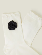 Corsage Flower Socks, , large