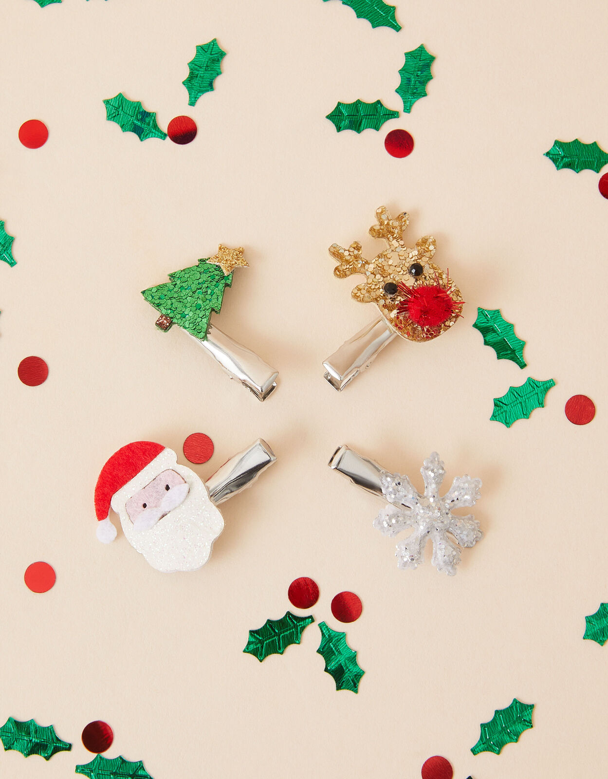 Christmas hair clips hotsell