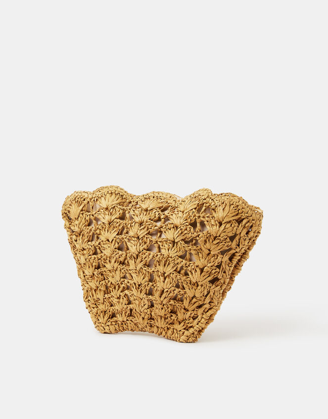 Pearl Shell Wristlet Bag, , large