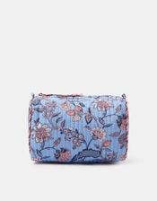 Floral Quilted Make Up Bag, , large