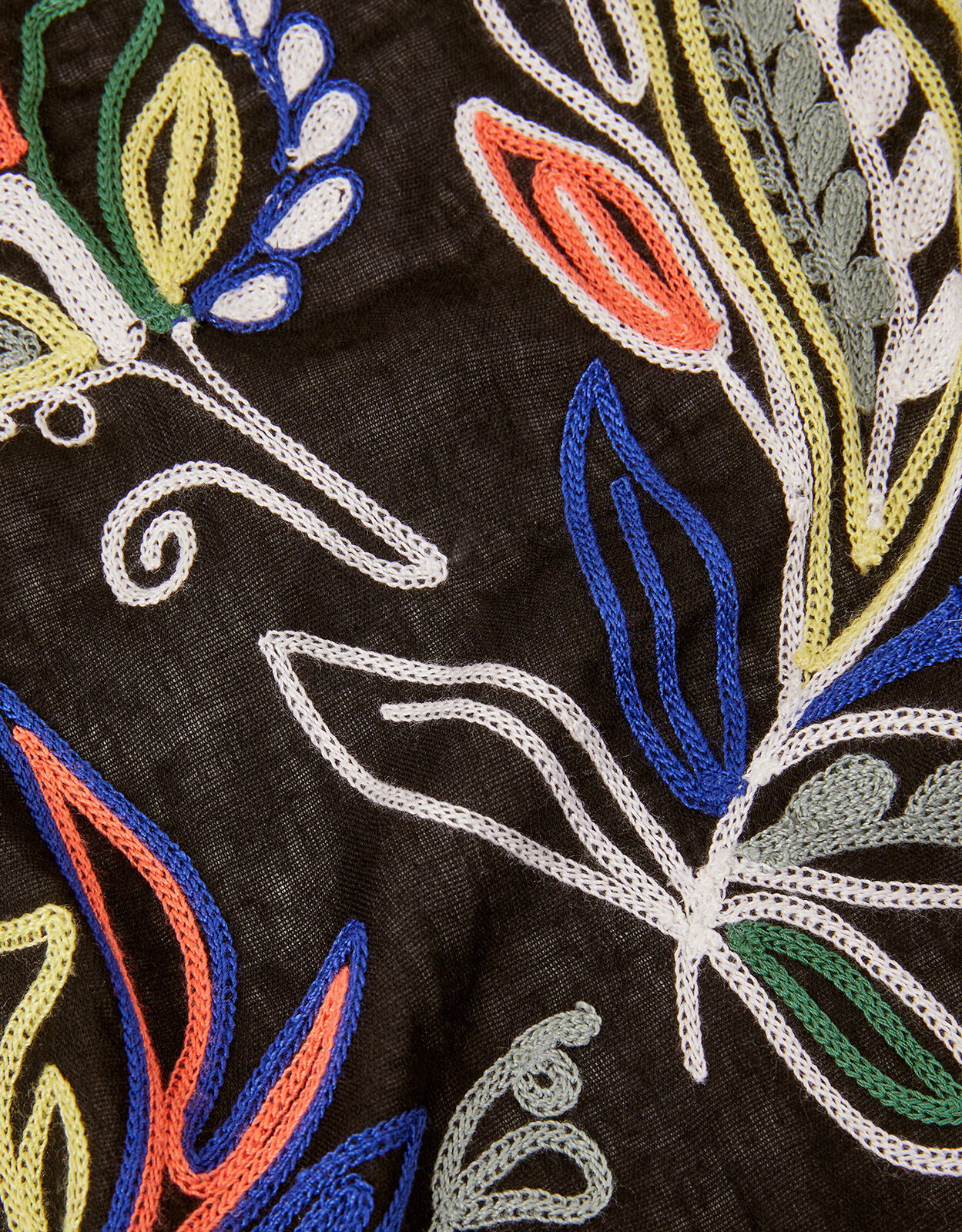 Blank scarves for embroidery shop