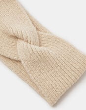 Soft Knit Bando Headband, Natural (NATURAL), large