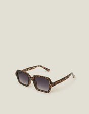 Tortoiseshell Square Sunglasses, , large