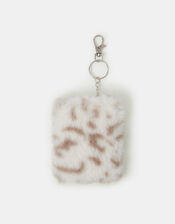Girls Mini Fluffy Cat Keychain, , large