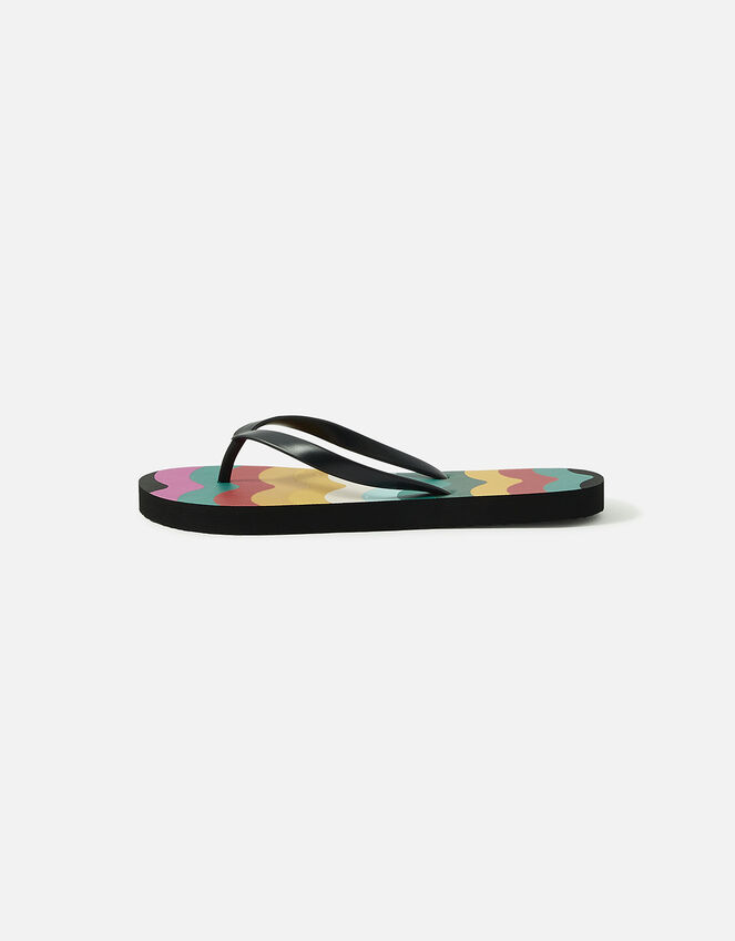 Rainbow Wave Flip Flops, Multi (BRIGHTS-MULTI), large