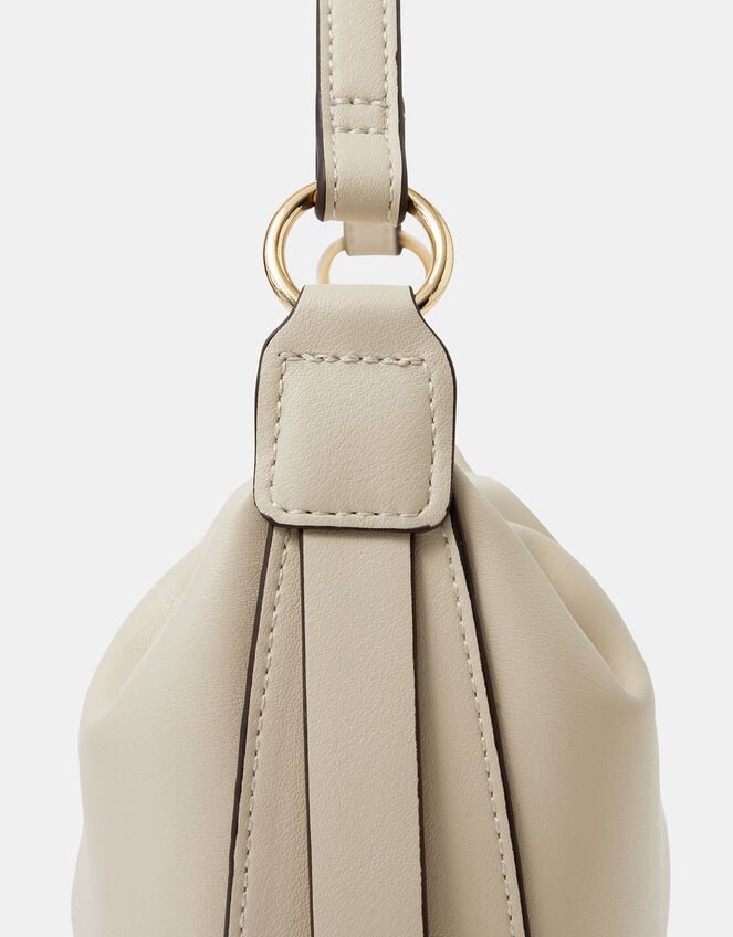 Contrast Trim Shoulder Bag, , large