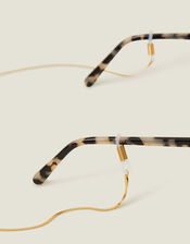 14ct Gold-Plated Sterling Silver Omega Glasses Chain, , large