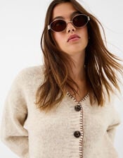 Oval Metal Sunglasses, , large